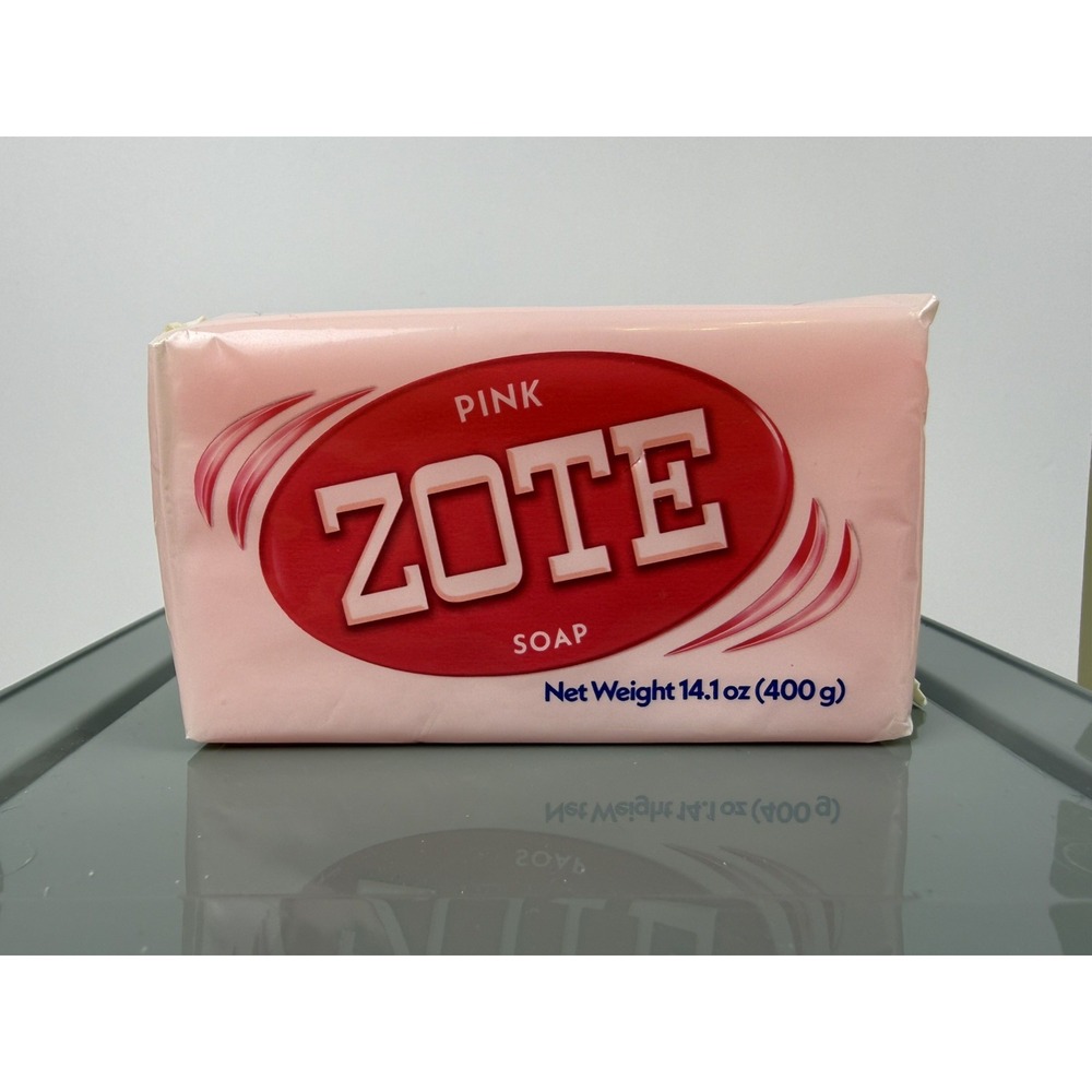ZOTE Pink Laundry Soap‎ Washing Clothes 14oz/400gm Bars Detergent  Jabon 8 Pack